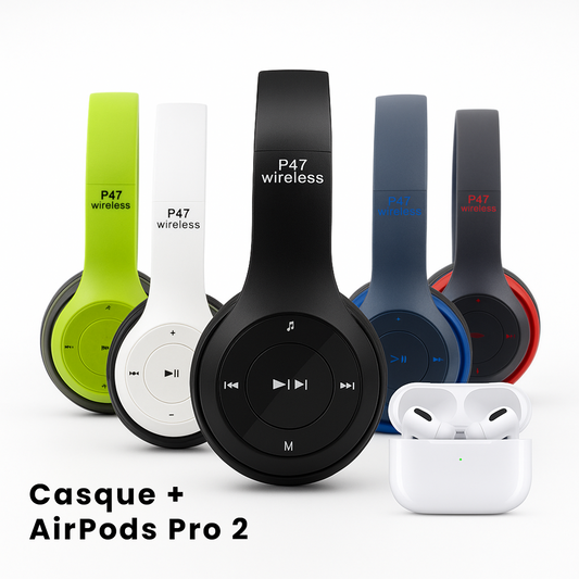 P47APP2 : Casque P47 + Airpods Pro 2