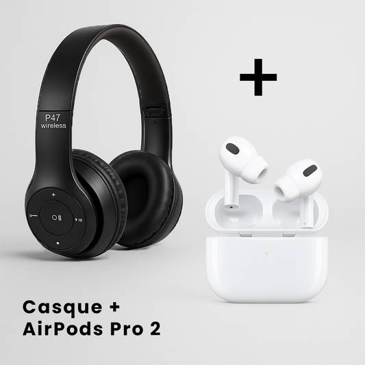 P47APP2 : Casque P47 + Airpods Pro 2